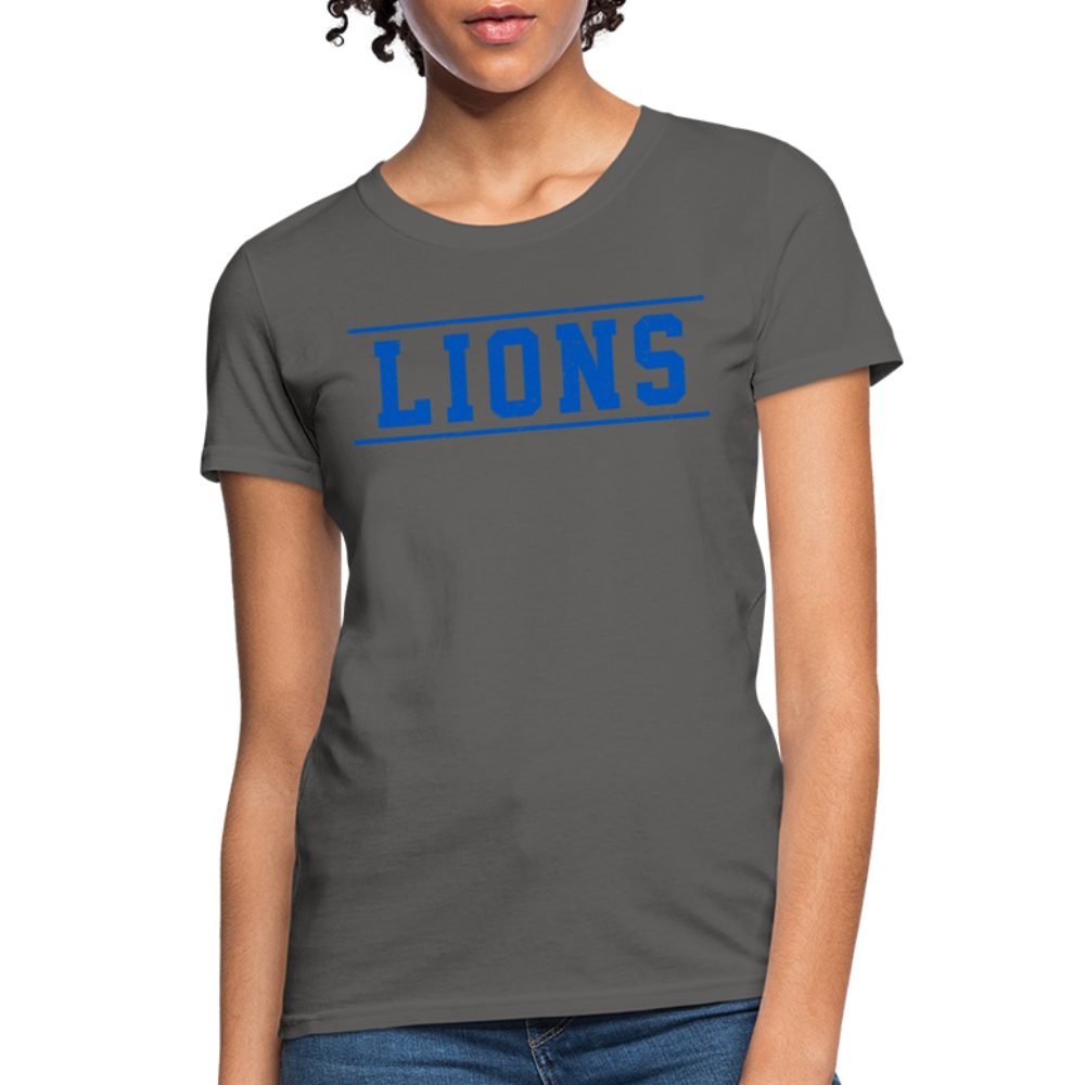 Lions Women's T-Shirt - charcoal