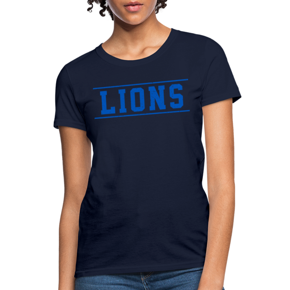 Lions Women's T-Shirt - navy