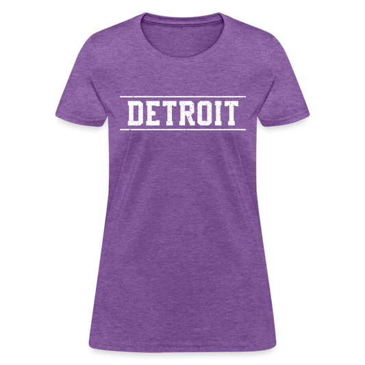 Detroit Women's T-Shirt - purple heather