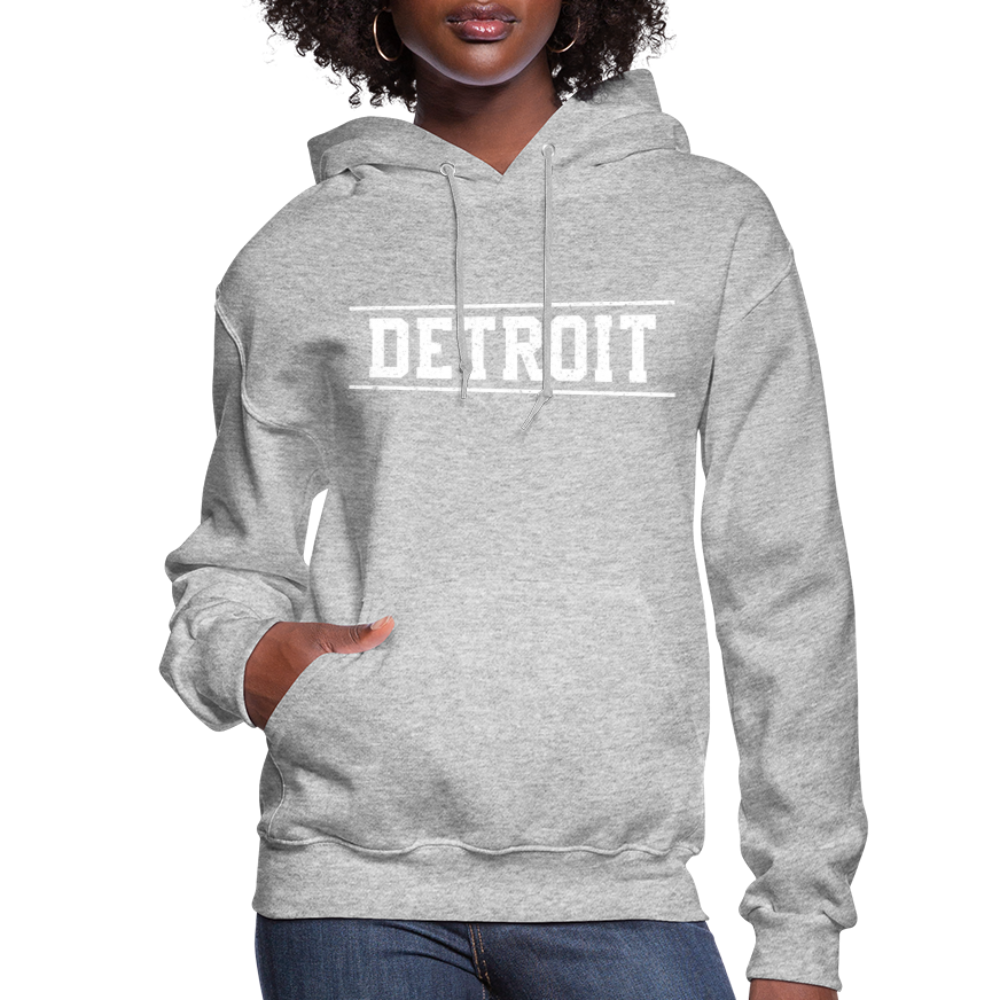 Detroit Women's Hoodie - heather gray