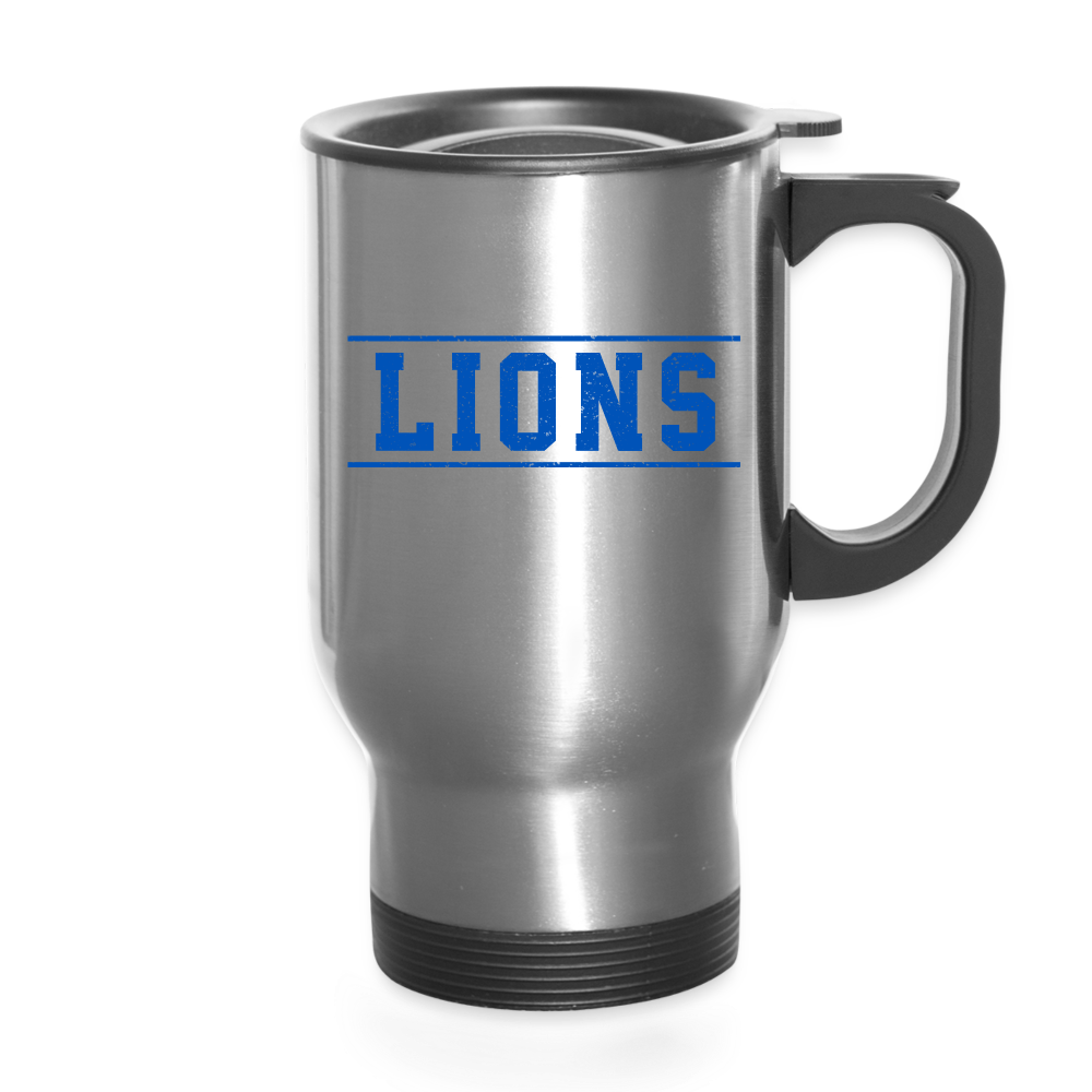 Lions Travel Mug - silver