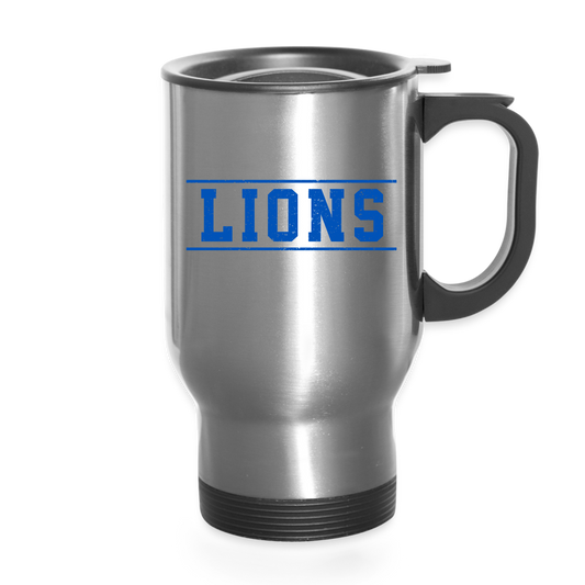 Lions Travel Mug - silver