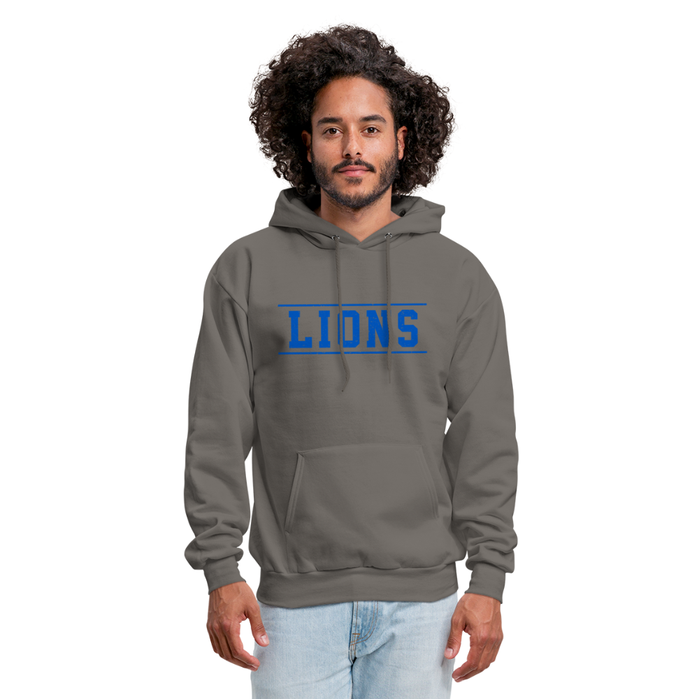 Lions Men's Hoodie - asphalt gray