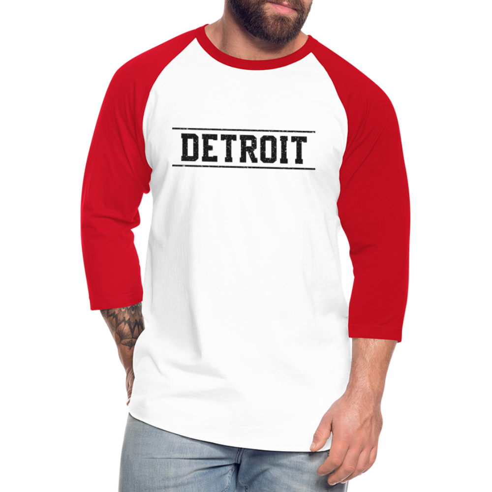 Detroit Baseball T-Shirt - white/red