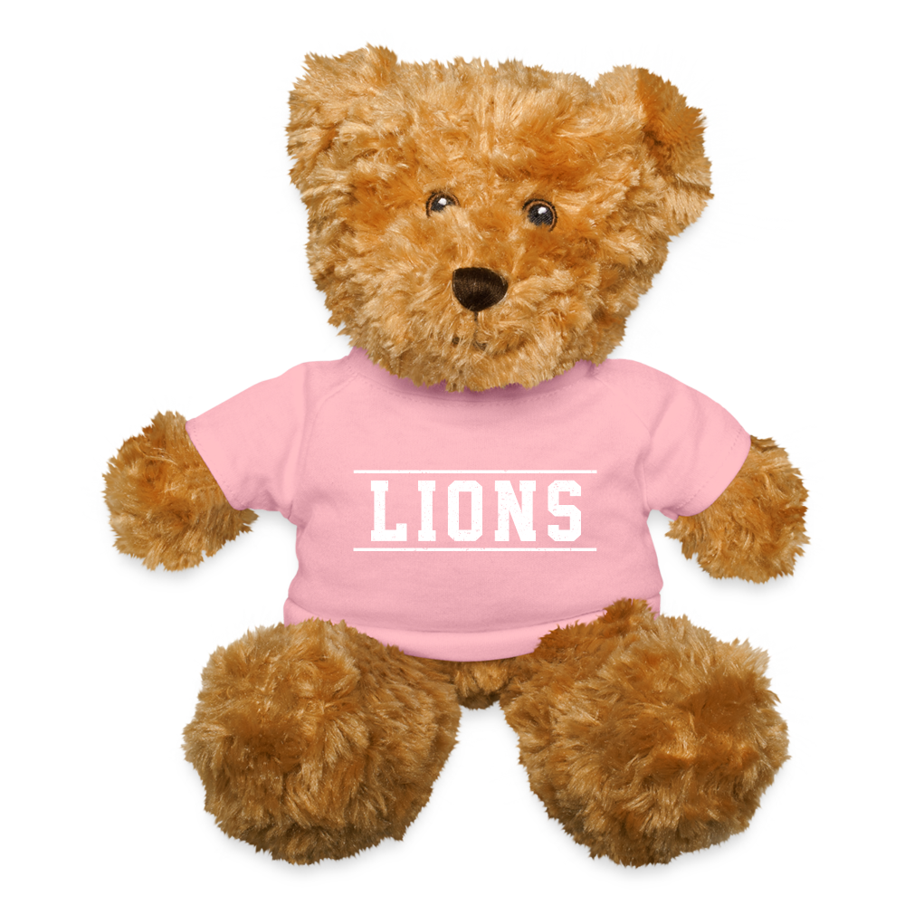 Lions Teddy Bear - petal pink