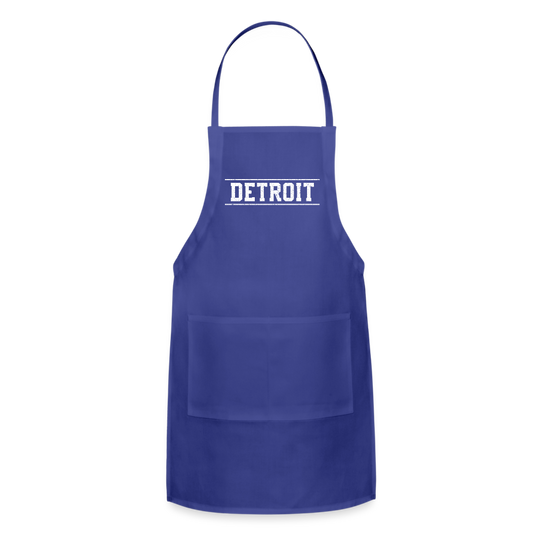 Detroit Adjustable Apron - royal blue