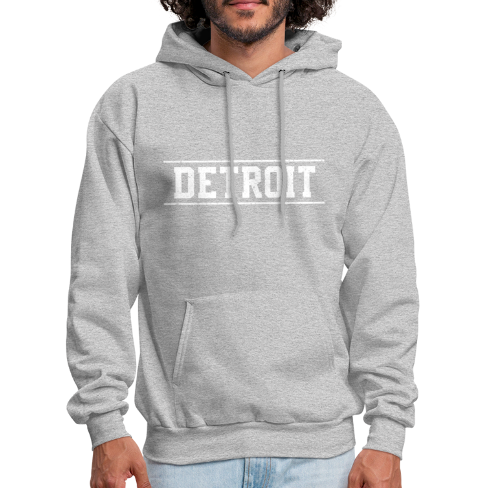 Detroit Men's Hoodie - heather gray