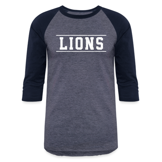 Lions Baseball T-Shirt - heather blue/navy