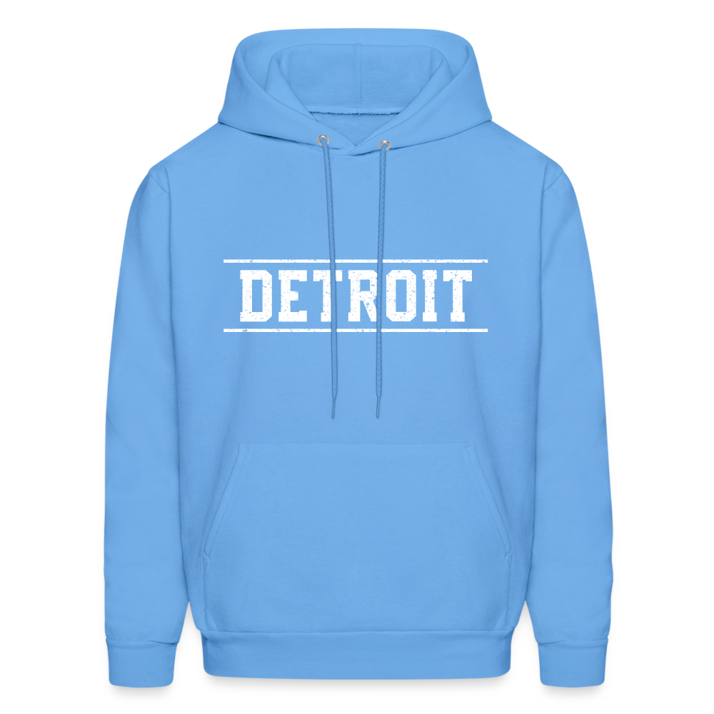 Detroit Men's Hoodie - carolina blue