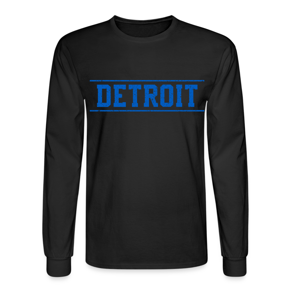 Detroit Men's Long Sleeve T-Shirt - black