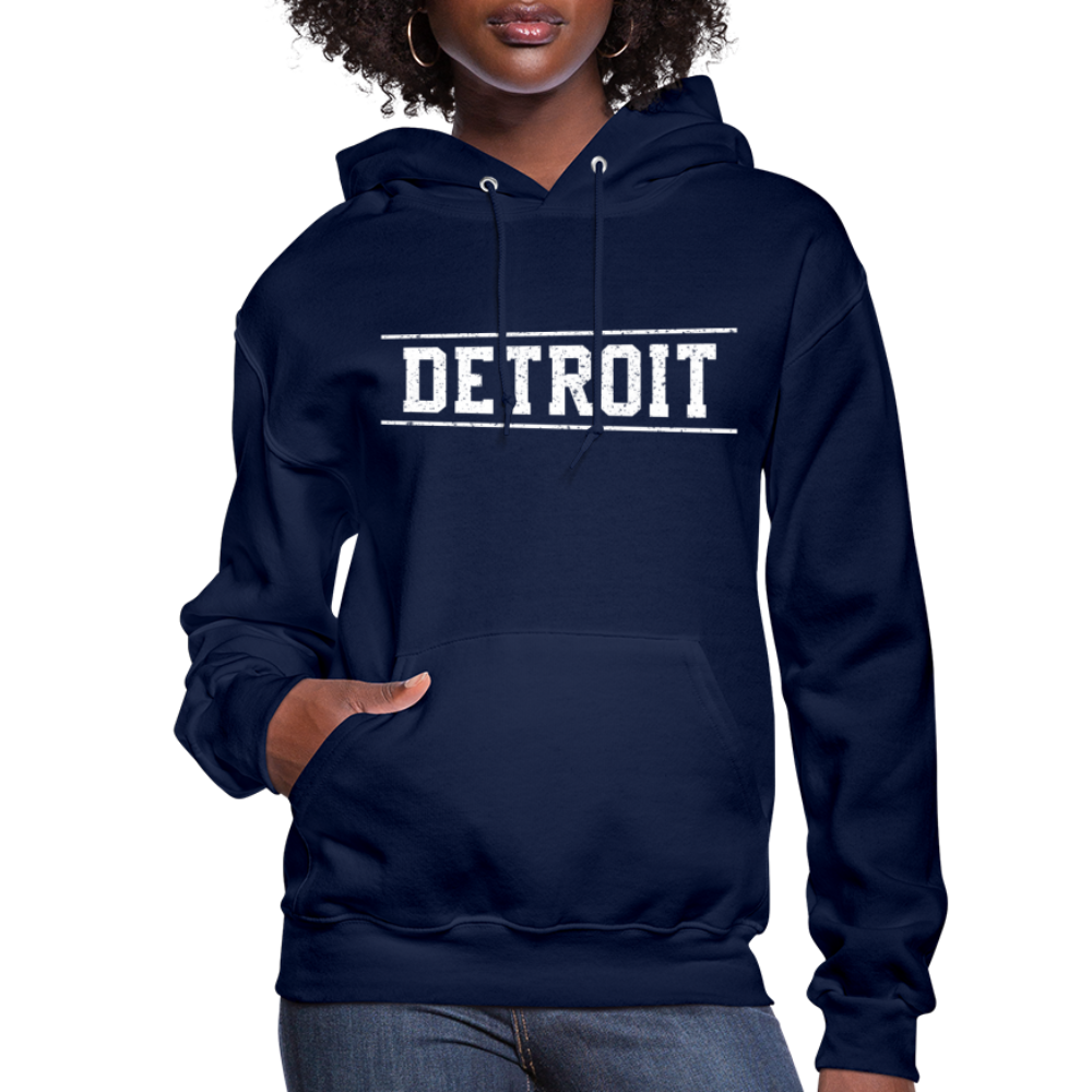 Detroit Women's Hoodie - navy