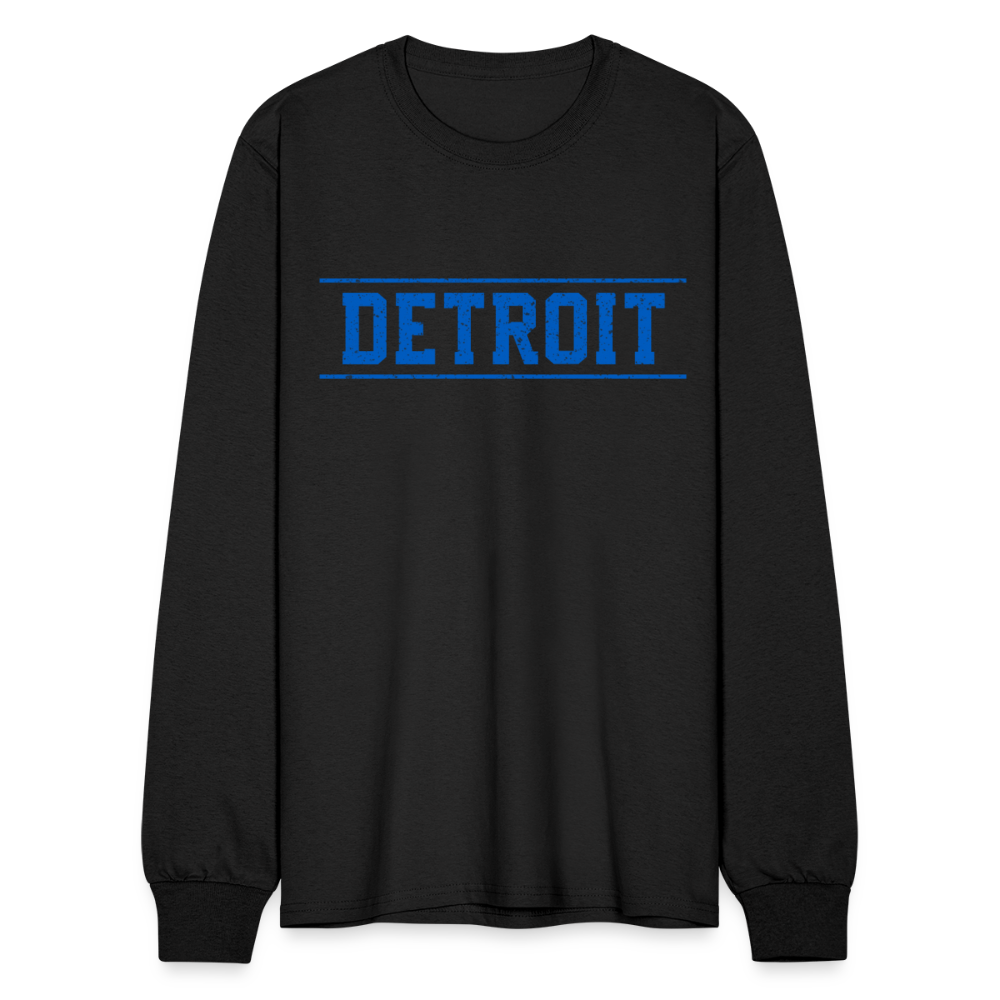 Detroit Men's Long Sleeve T-Shirt - black