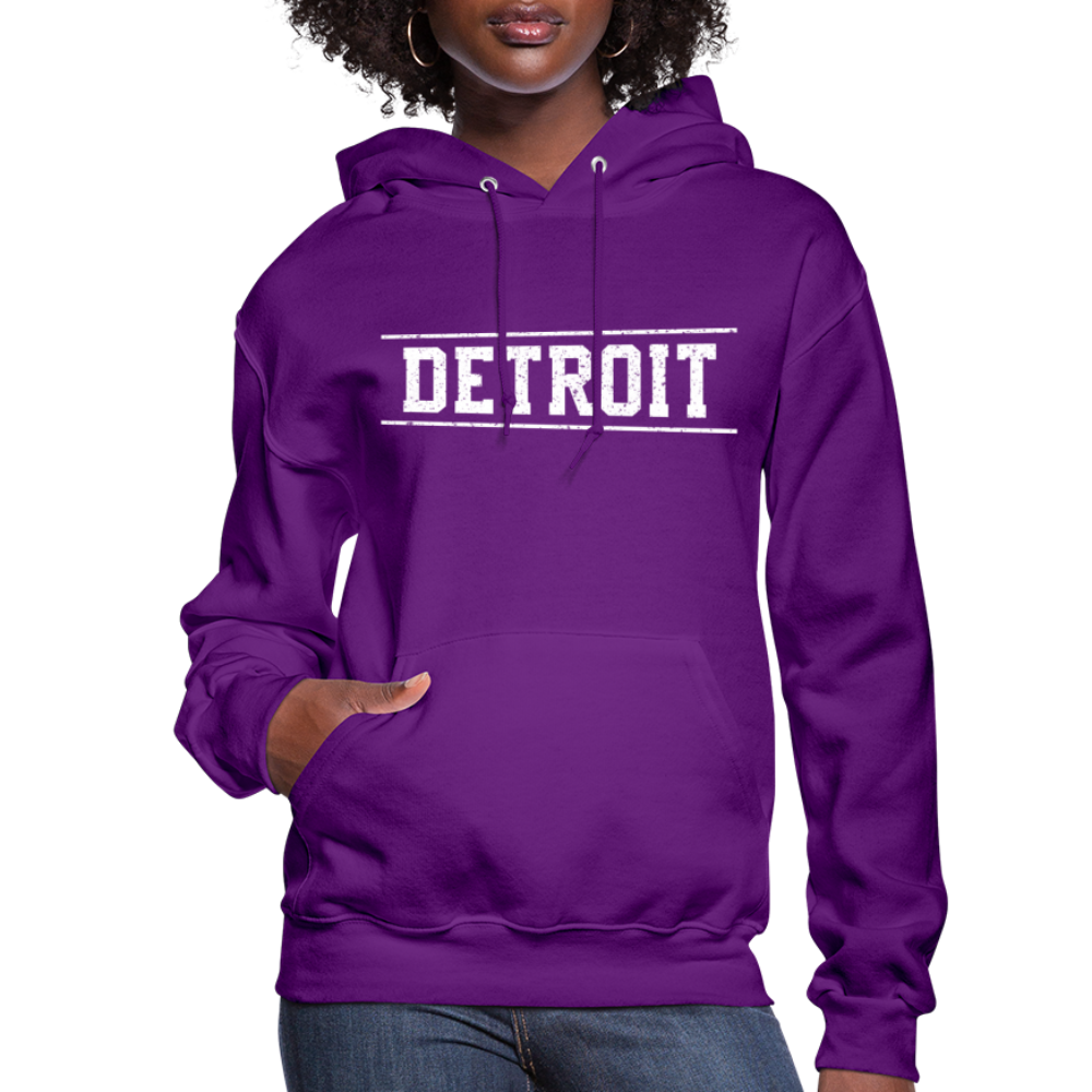 Detroit Women's Hoodie - purple