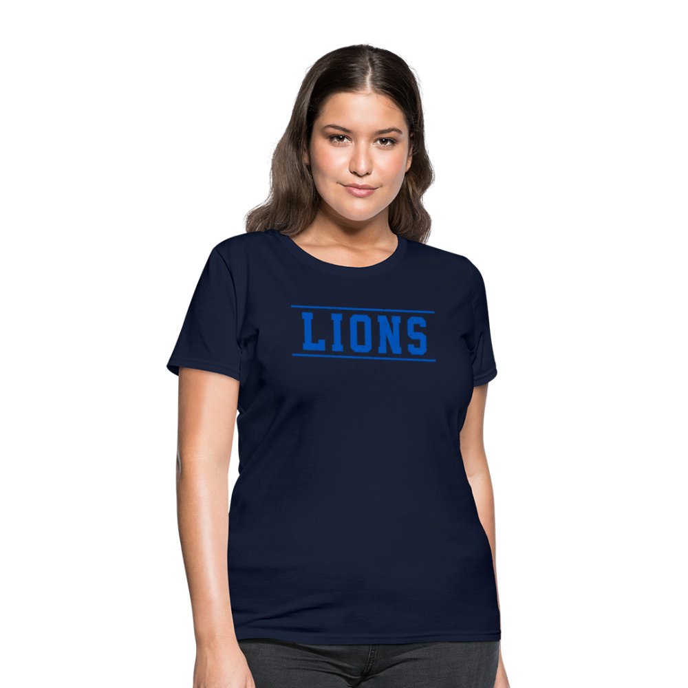 Lions Women's T-Shirt - navy