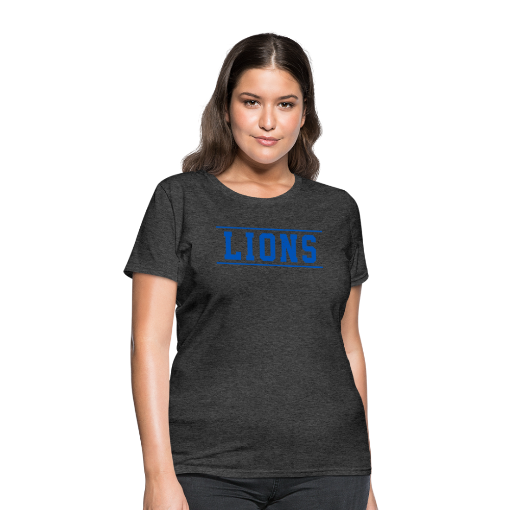 Lions Women's T-Shirt - heather black