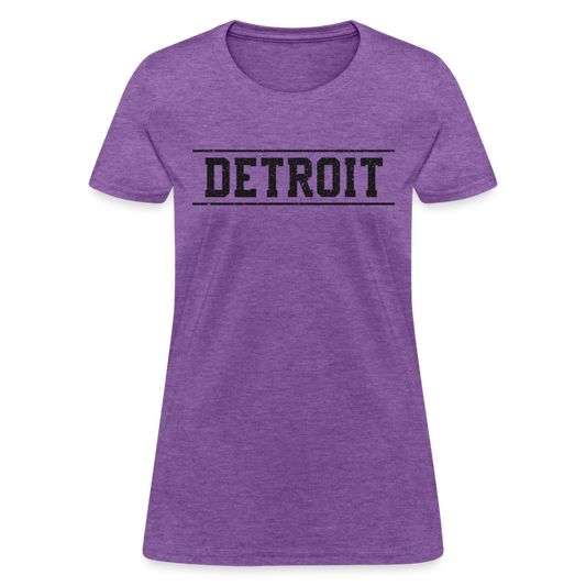 Detroit Women's T-Shirt - purple heather