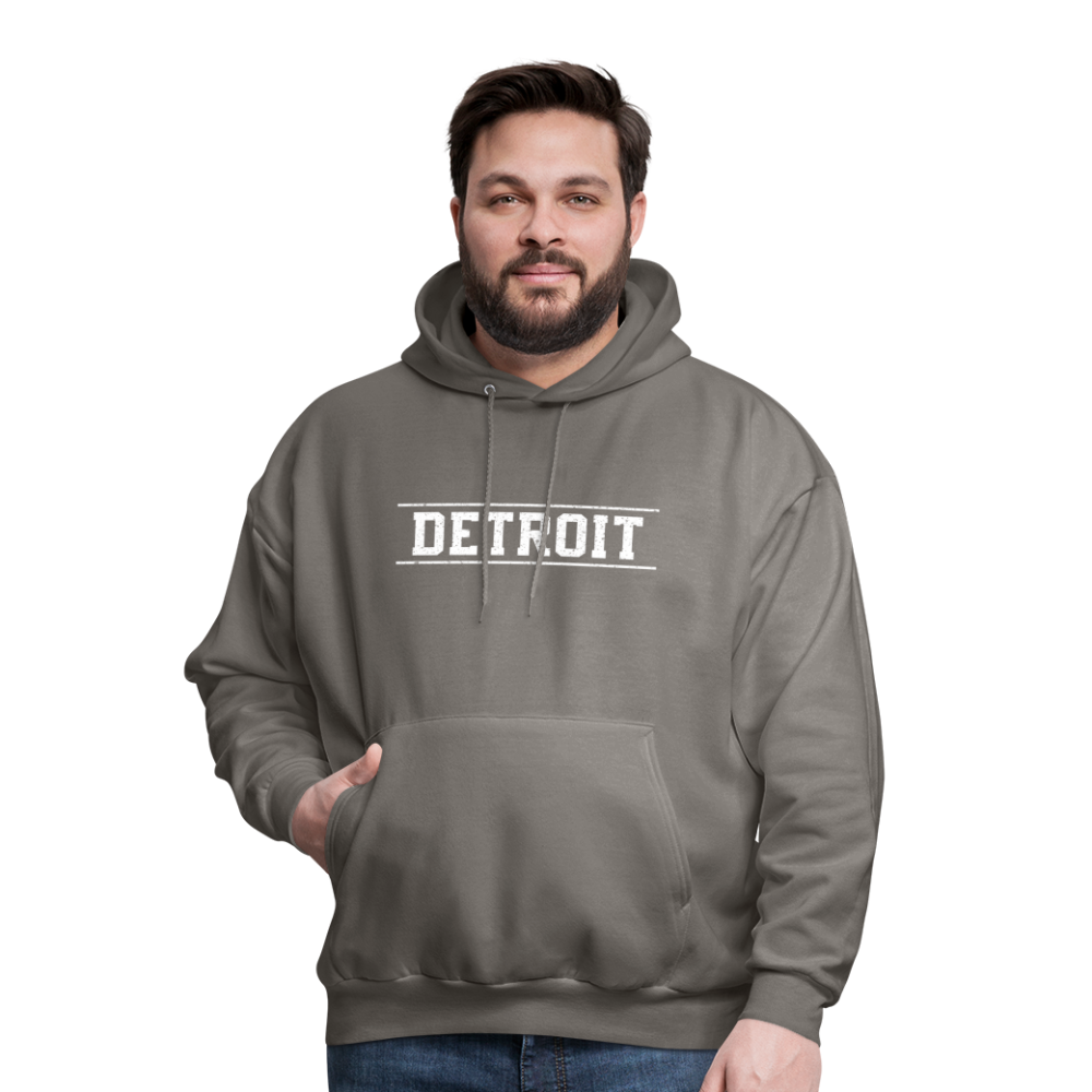 Detroit Men's Hoodie - asphalt gray