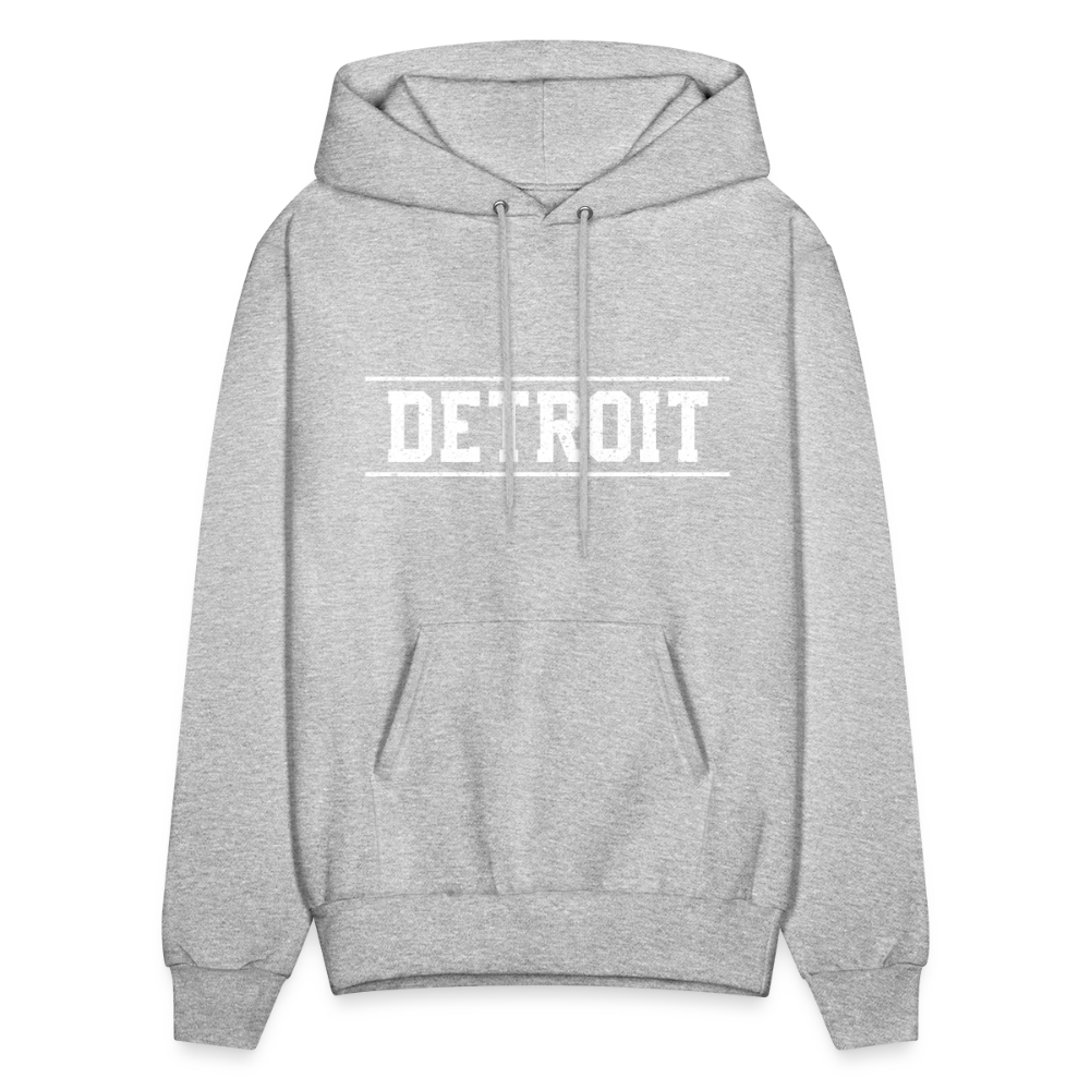 Detroit Men's Hoodie - heather gray