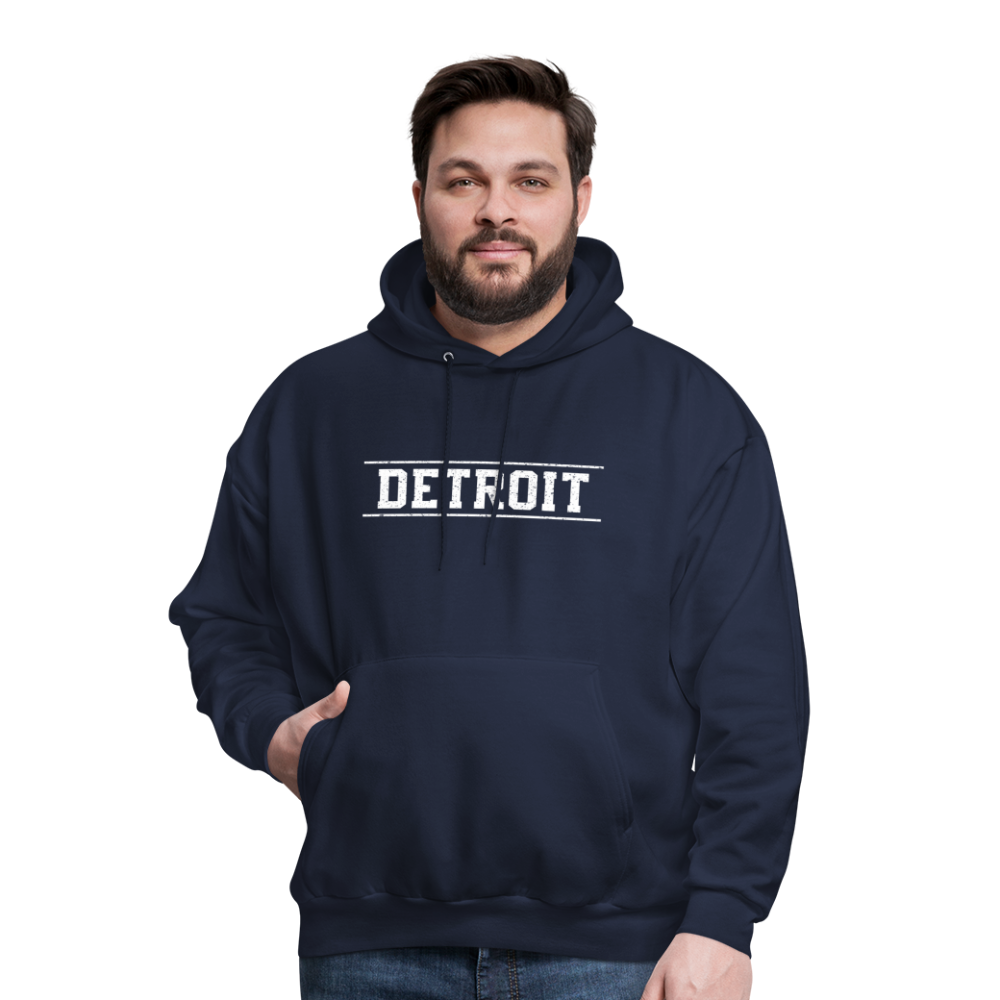 Detroit Men's Hoodie - navy