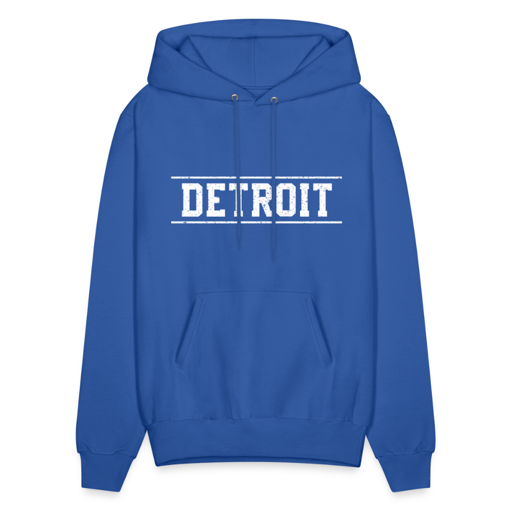 Detroit Men's Hoodie - royal blue