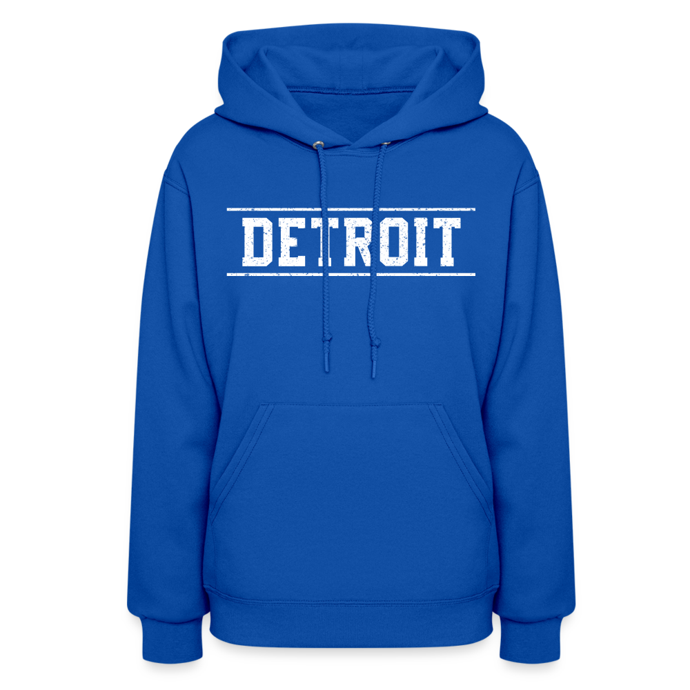 Detroit Women's Hoodie - royal blue