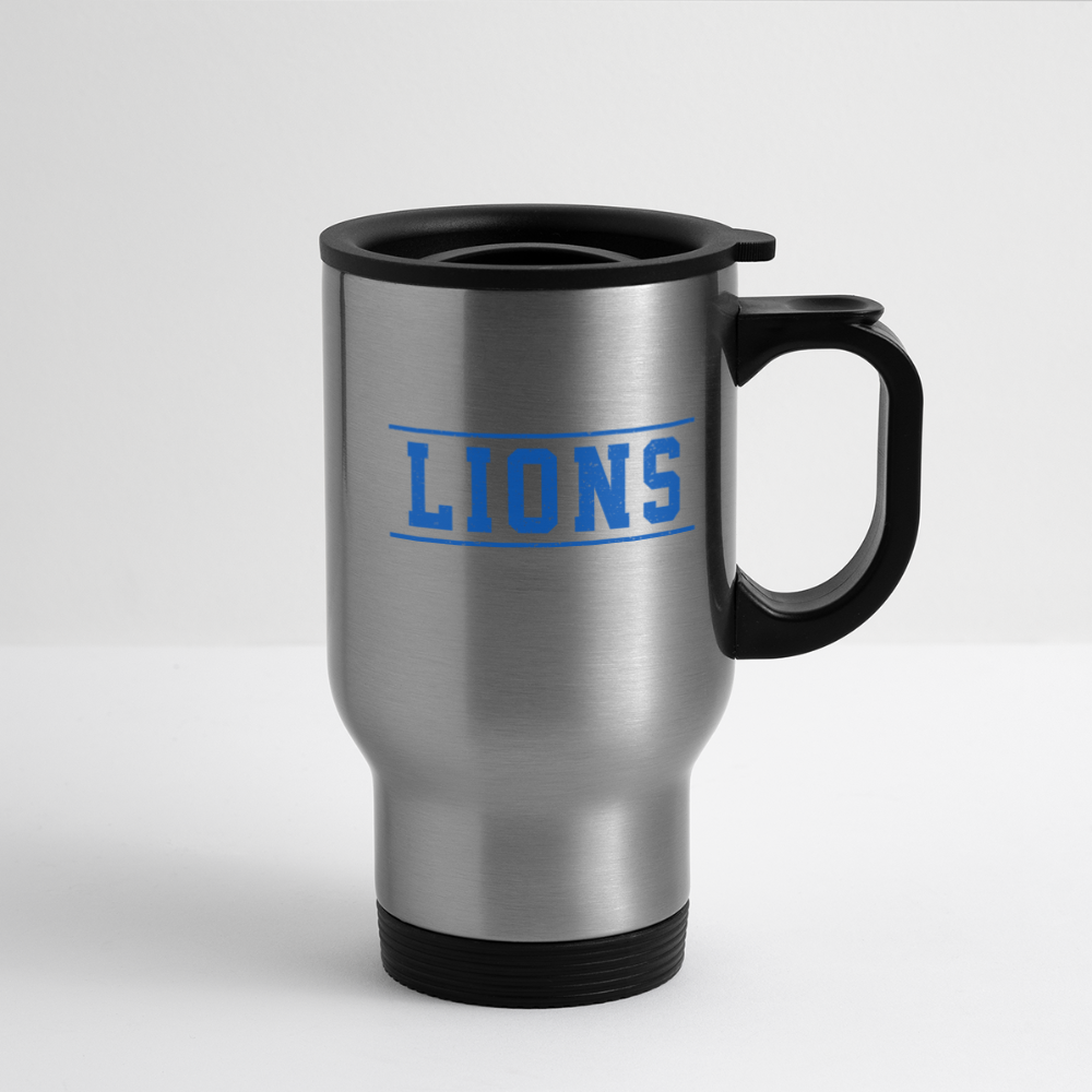 Lions Travel Mug - silver