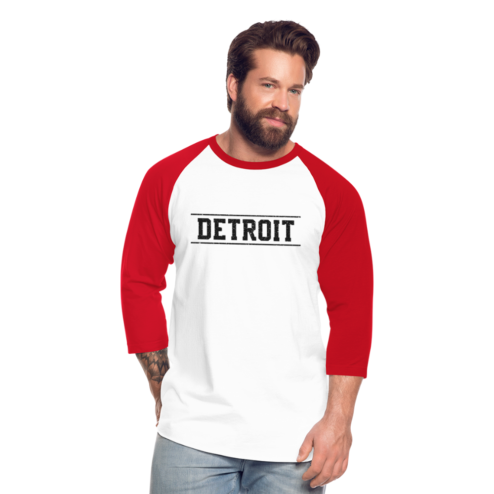 Detroit Baseball T-Shirt - white/red