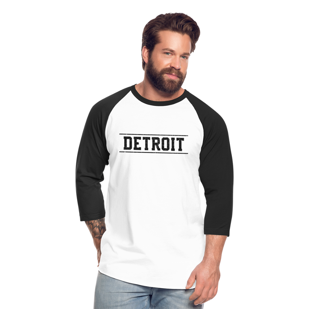 Detroit Baseball T-Shirt - white/black