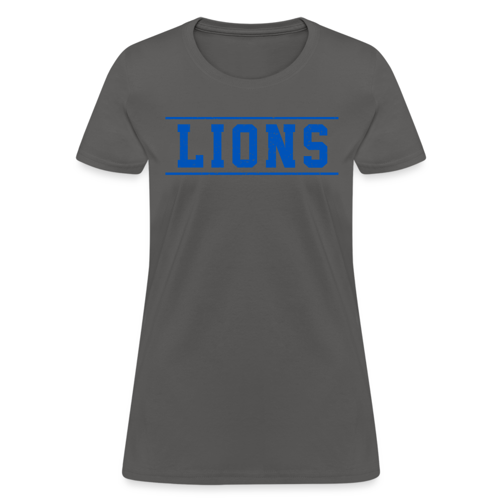 Lions Women's T-Shirt - charcoal