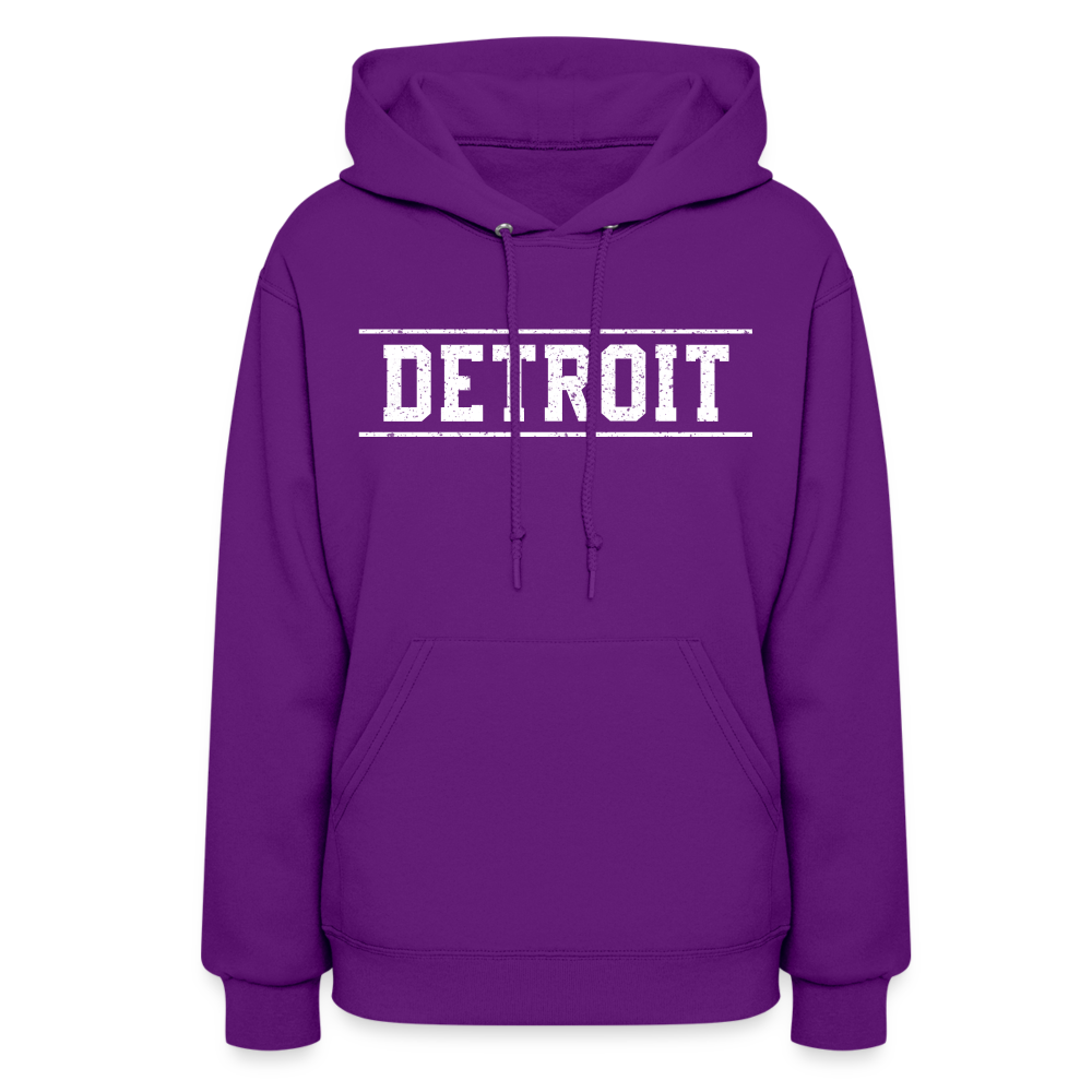 Detroit Women's Hoodie - purple