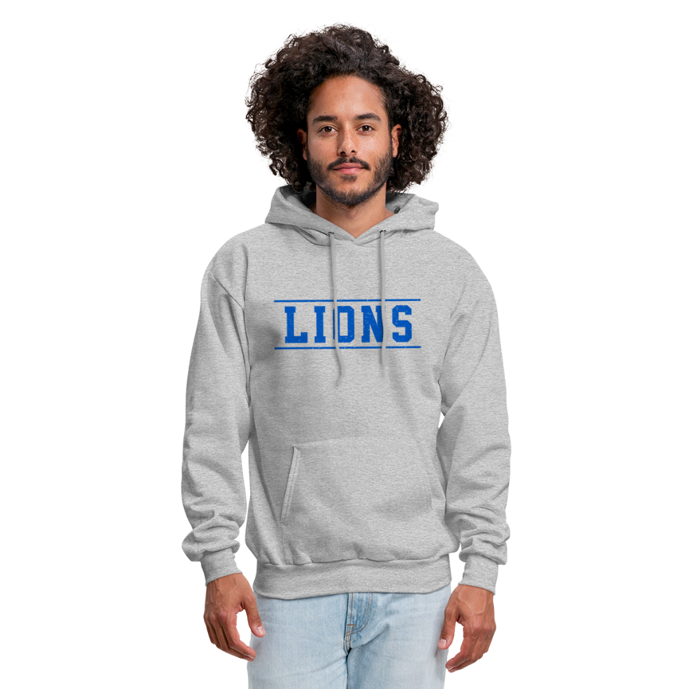 Lions Men's Hoodie - heather gray