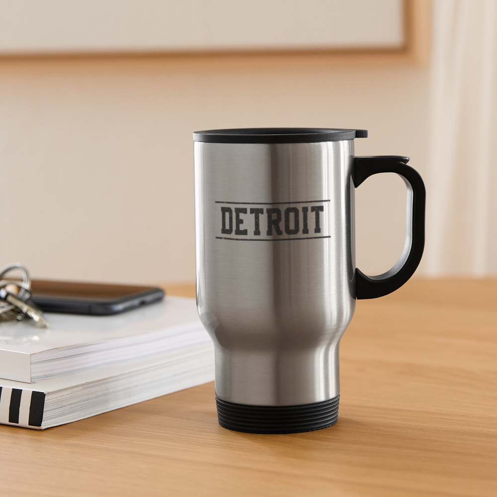 Detroit Travel Mug - silver