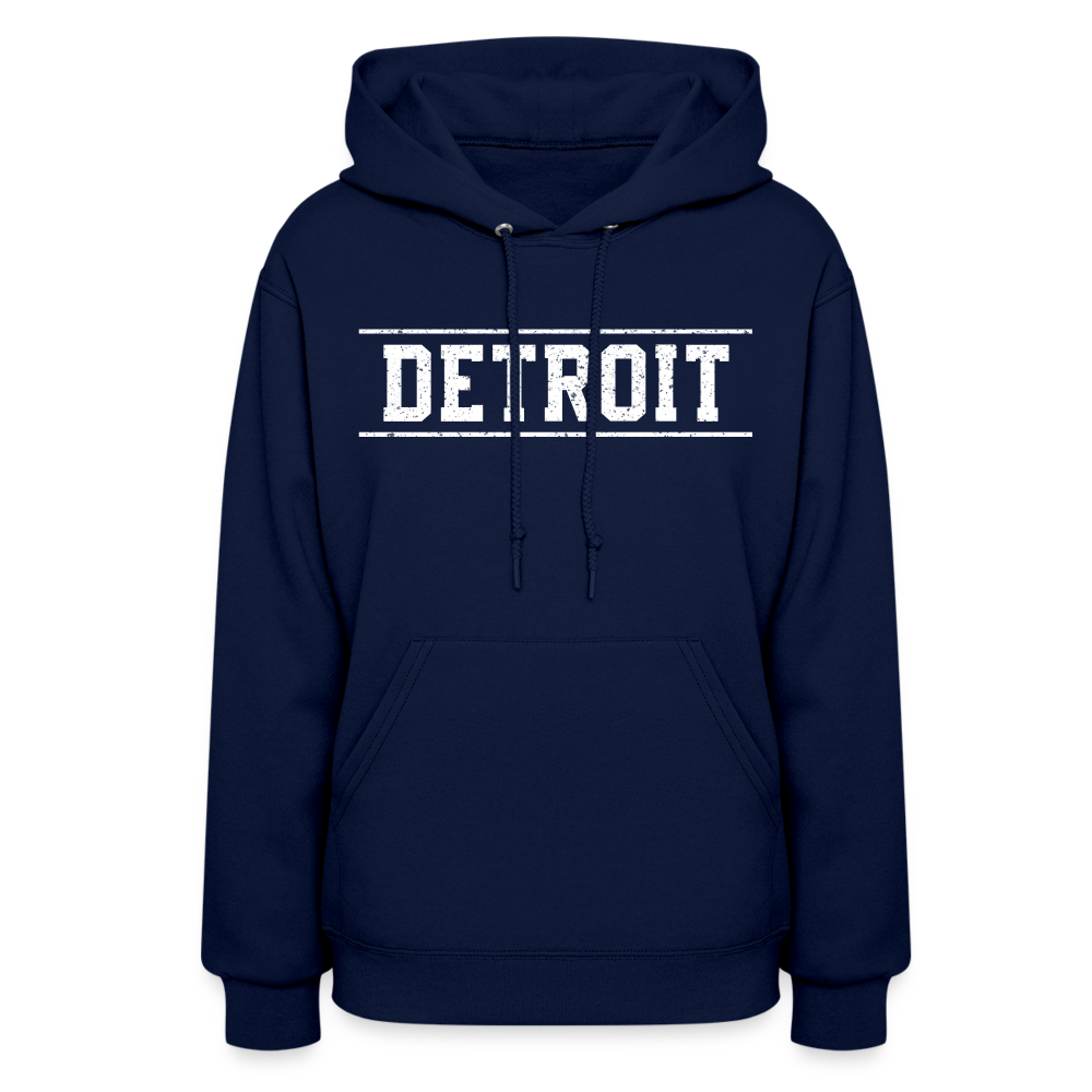 Detroit Women's Hoodie - navy