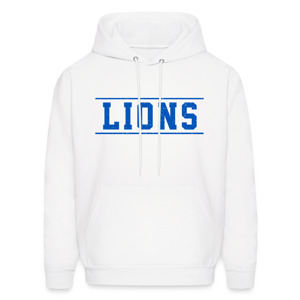 Lions Men's Hoodie - white