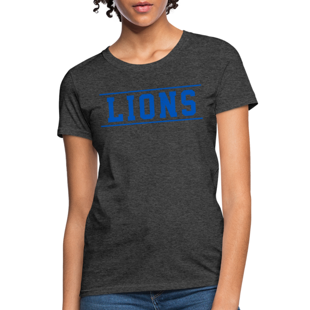 Lions Women's T-Shirt - heather black