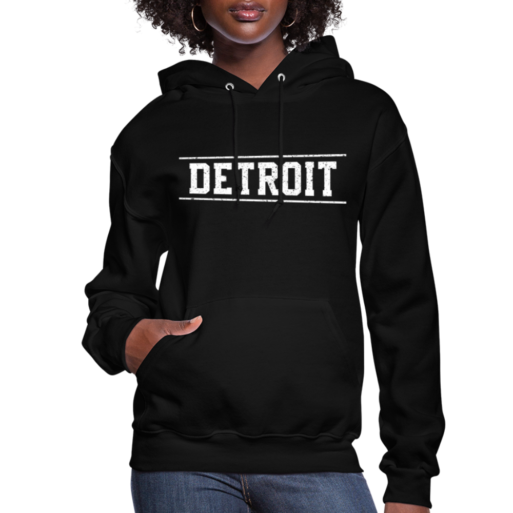 Detroit Women's Hoodie - black