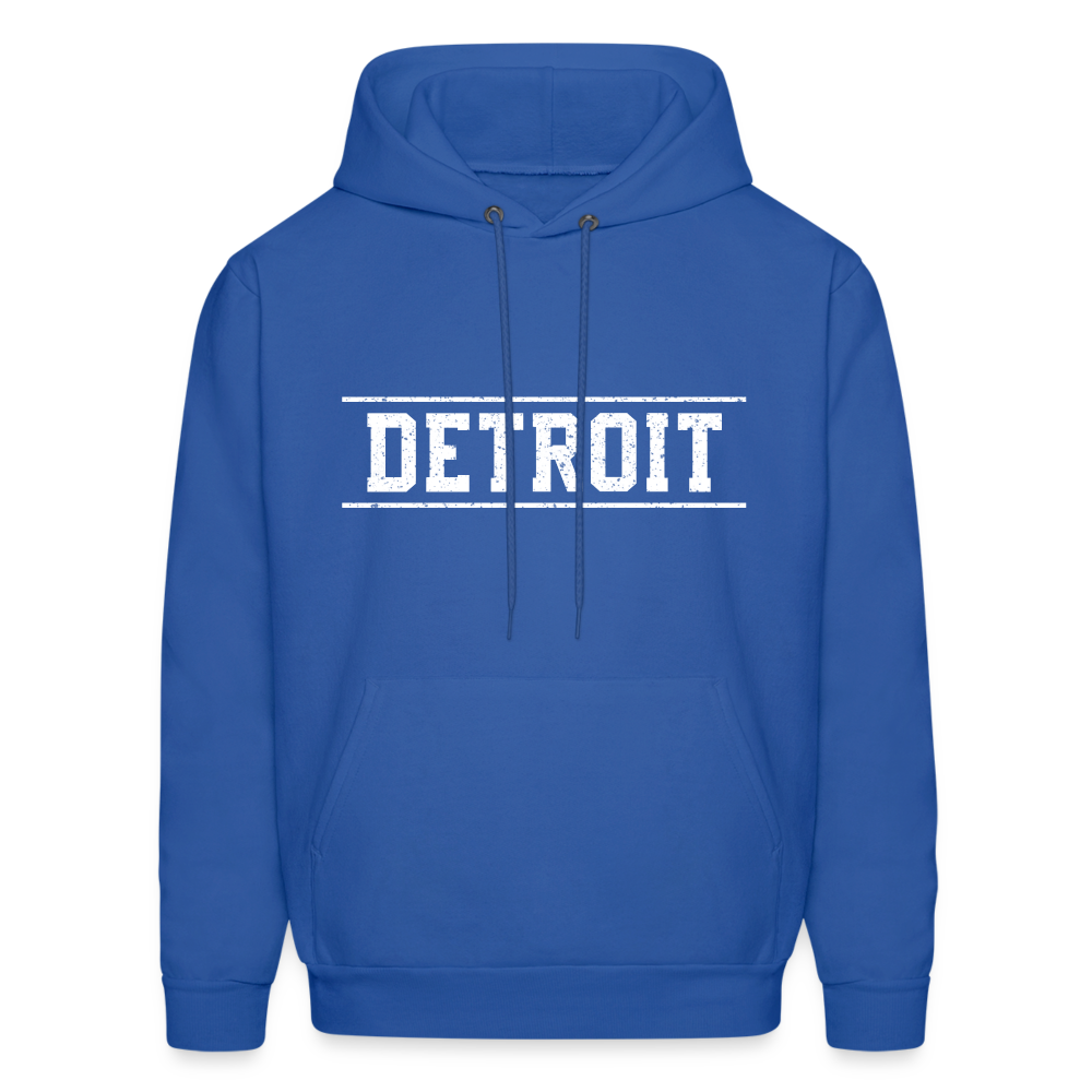 Detroit Men's Hoodie - royal blue