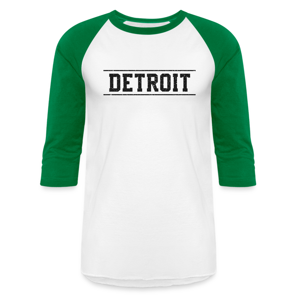 Detroit Baseball T-Shirt - white/kelly green