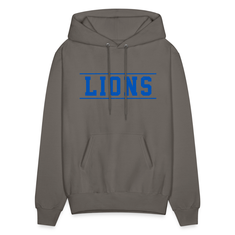 Lions Men's Hoodie - asphalt gray