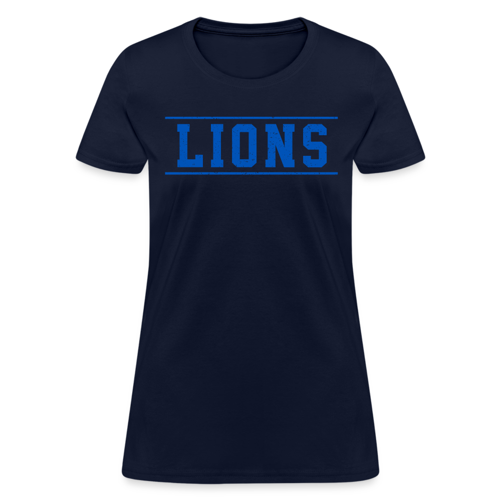 Lions Women's T-Shirt - navy