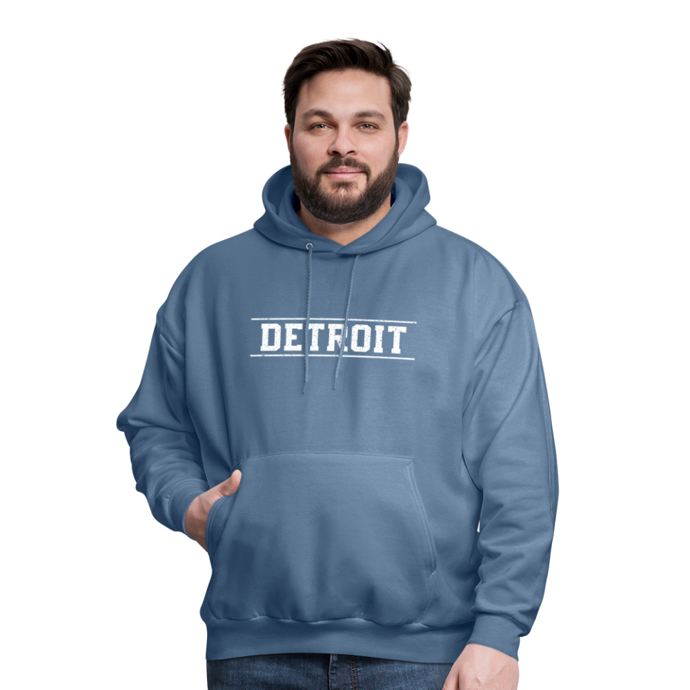 Detroit Men's Hoodie - denim blue