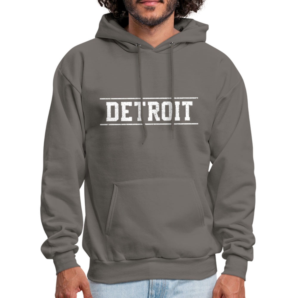 Detroit Men's Hoodie - asphalt gray