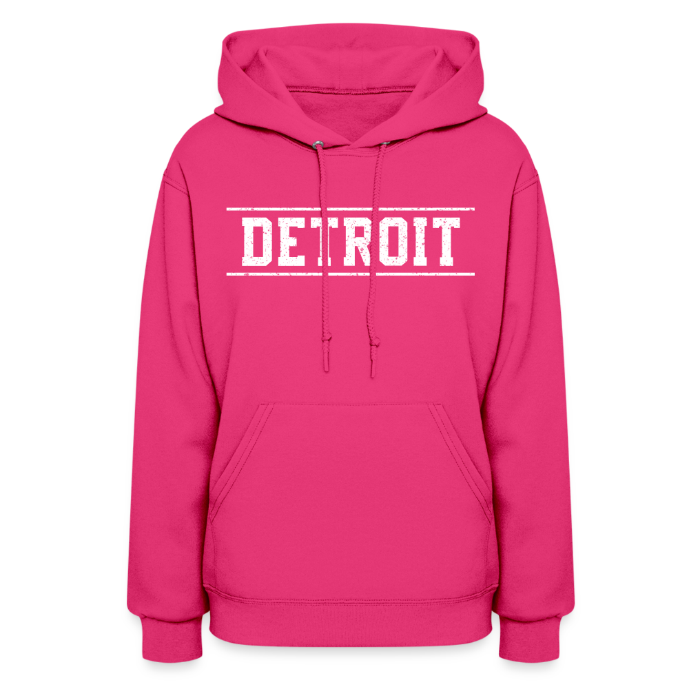 Detroit Women's Hoodie - fuchsia