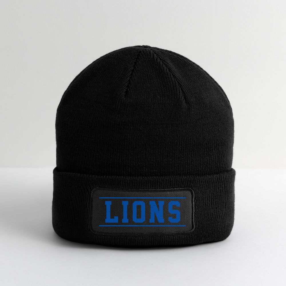 Lions Patch Beanie - black