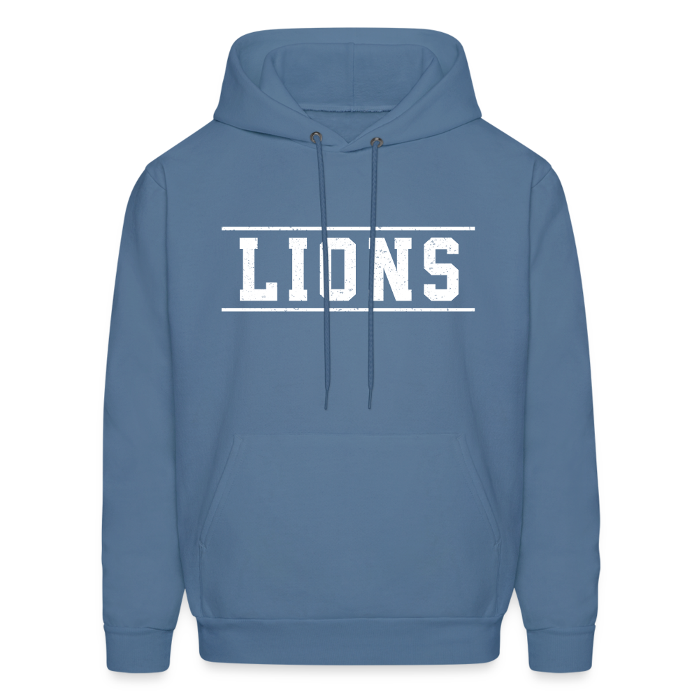 Lions Men's Hoodie - denim blue