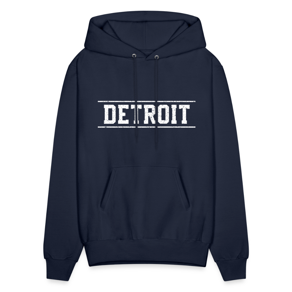 Detroit Men's Hoodie - navy