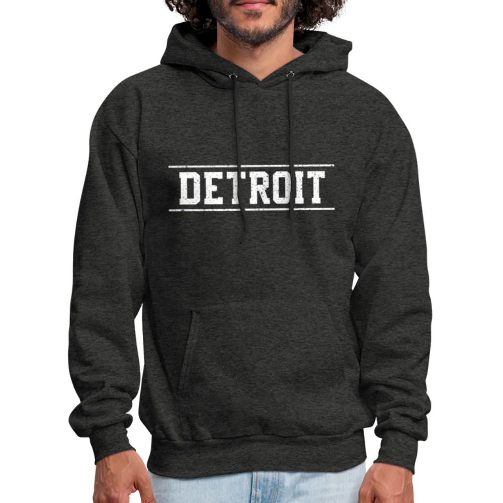 Detroit Men's Hoodie - charcoal grey