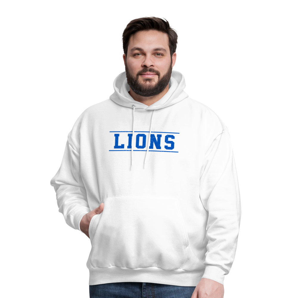 Lions Men's Hoodie - white