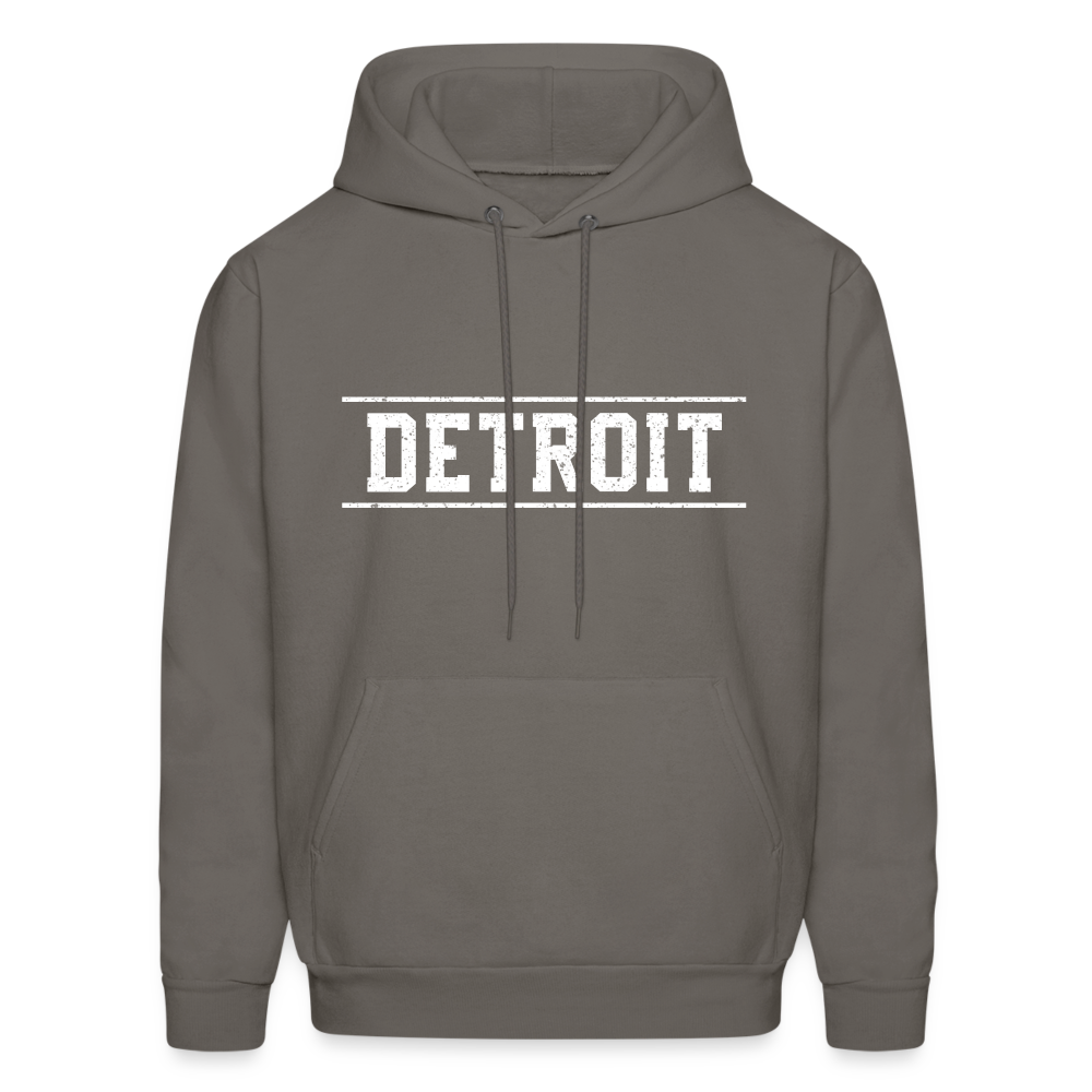 Detroit Men's Hoodie - asphalt gray