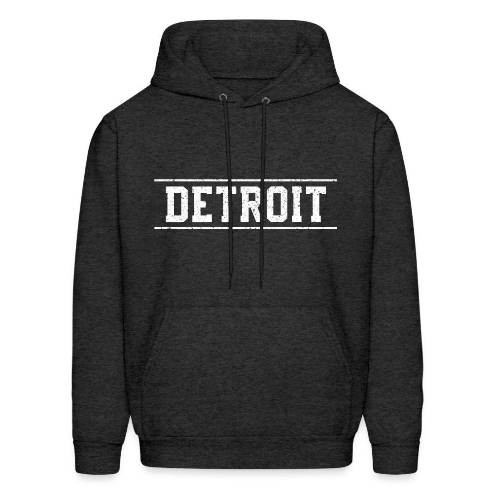 Detroit Men's Hoodie - charcoal grey